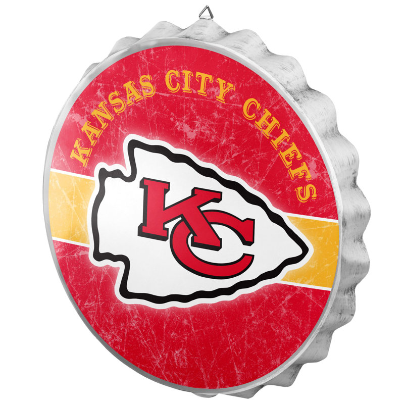 Forever Collectibles Kansas City Chiefs NFL Bottle Cap Wall Décor Wayfair